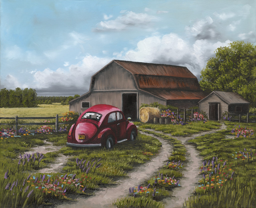 The Barn Beyond The Bend - Original