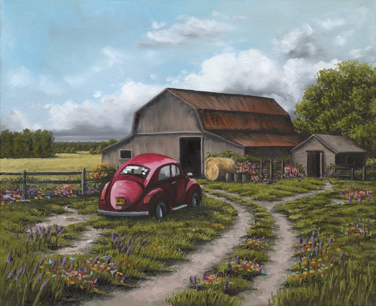 The Barn Beyond The Bend - Original
