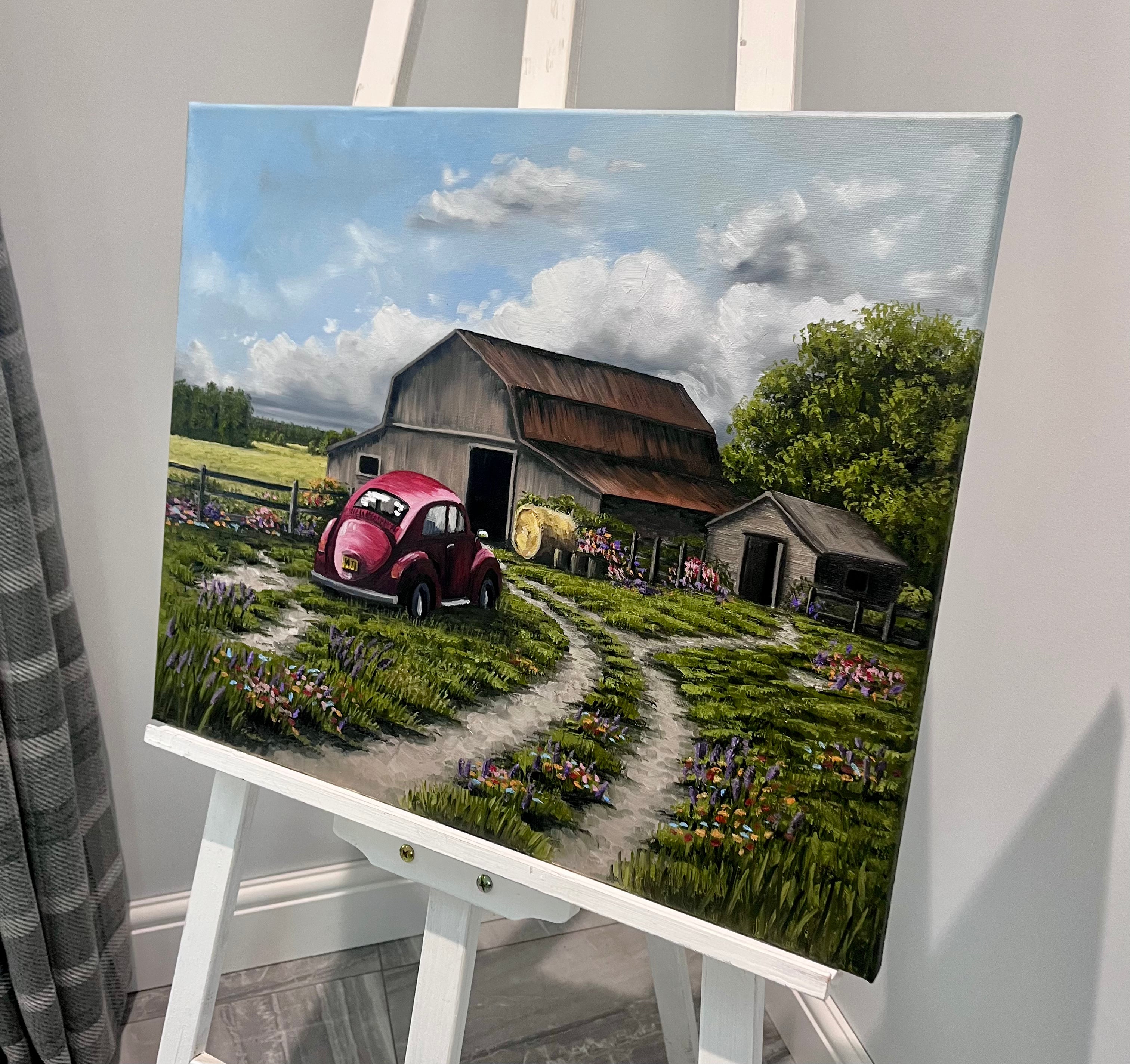 The Barn Beyond The Bend - Original