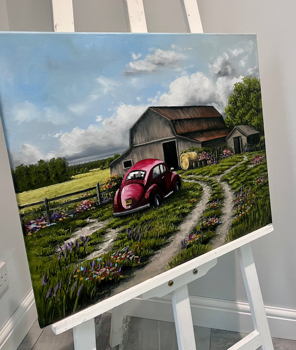 The Barn Beyond The Bend - Original