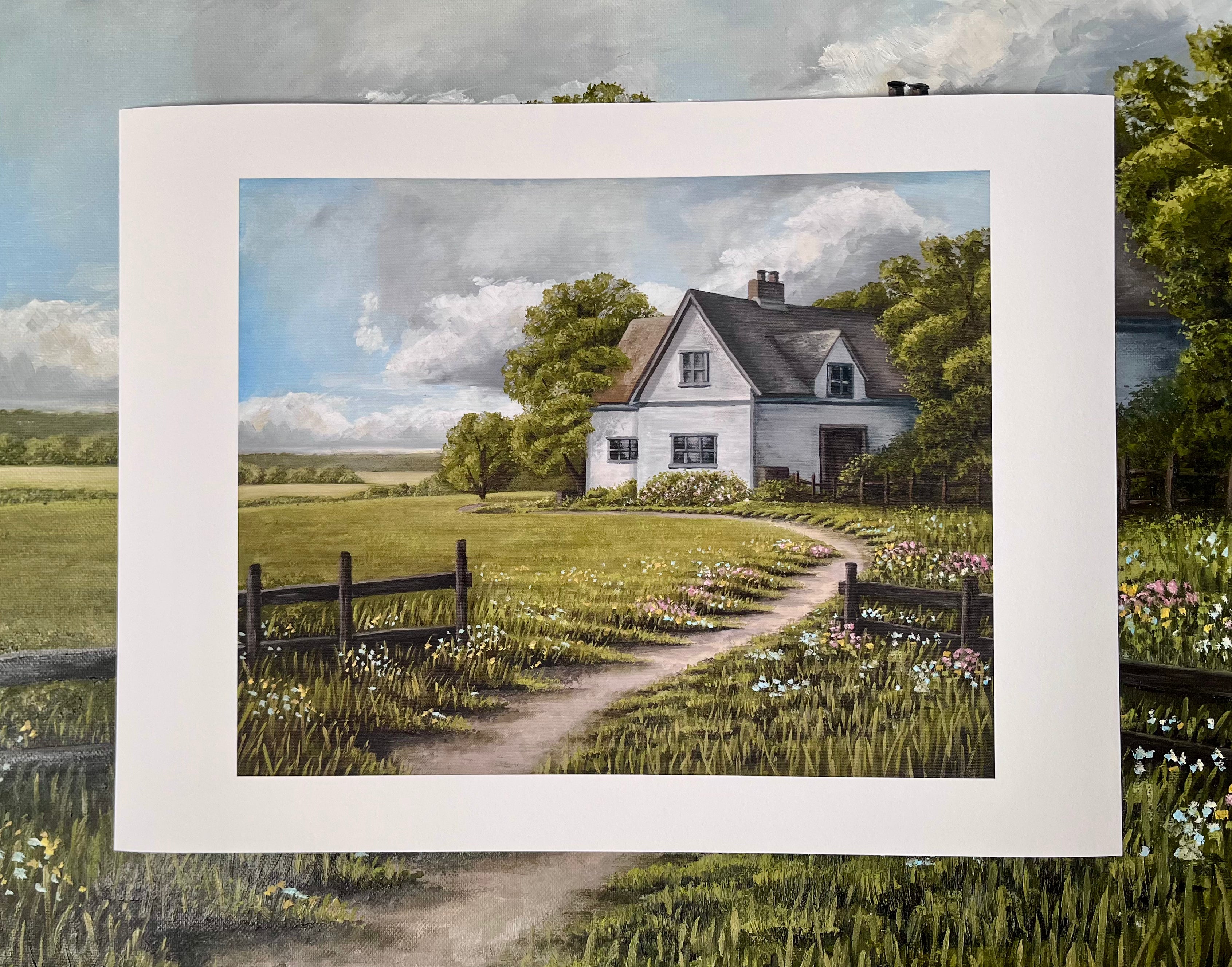Home Beyond The Field 30x40cm