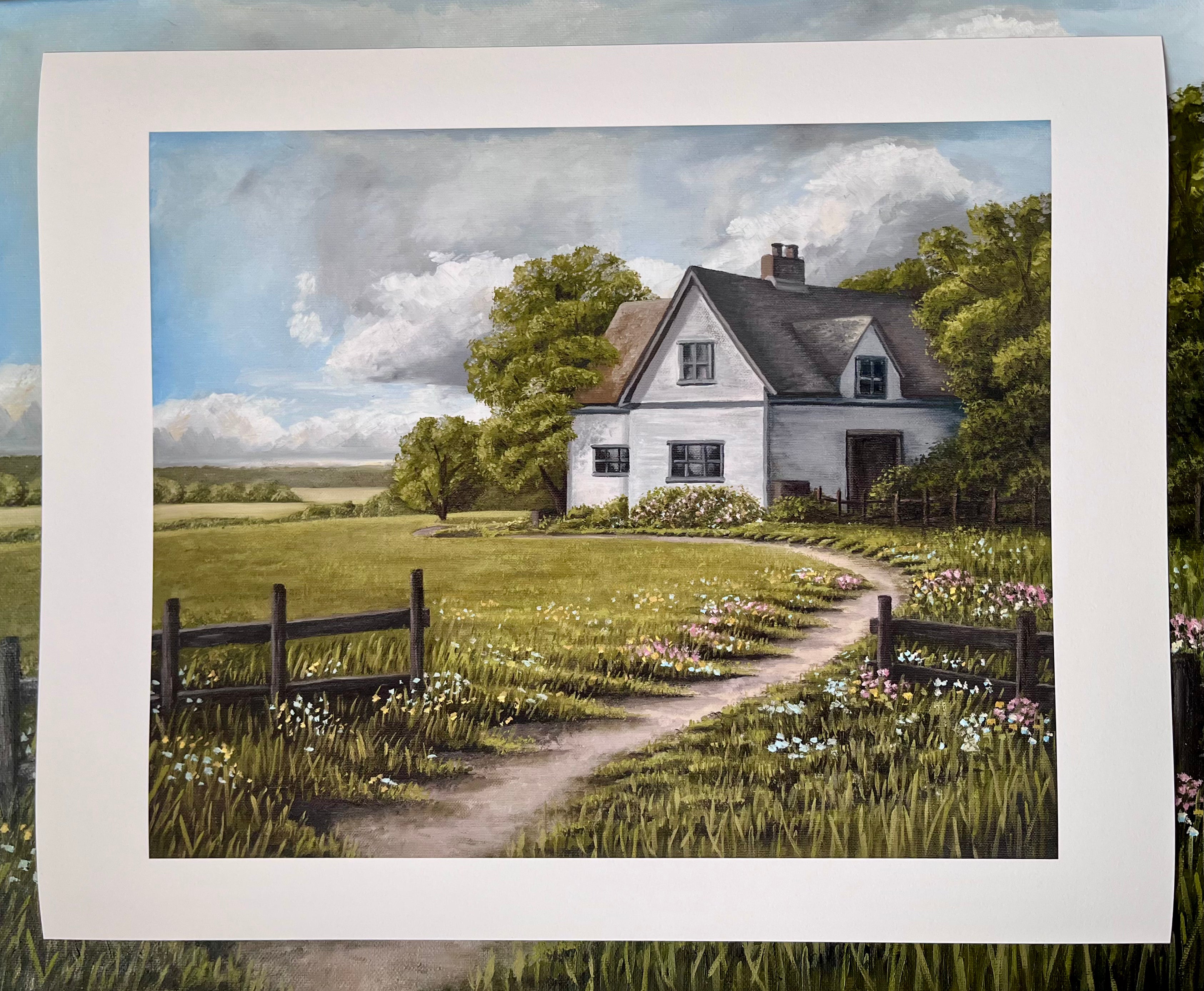 Home Beyond The Field 40x50cm